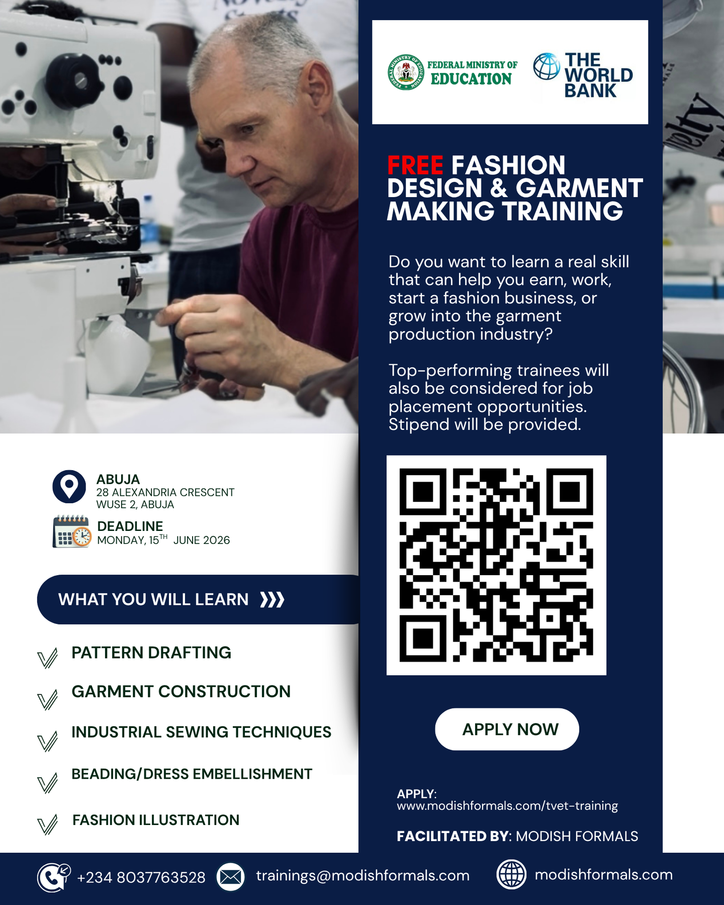 T-VET campaign poster and brochure proof